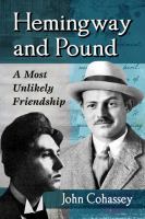 Hemingway and Pound : A Most Unlikely Friendship cover