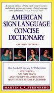 American Sign Language Concise Dictionary cover