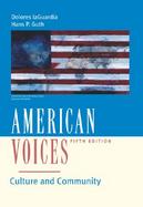 American Voices Culture, and Community cover