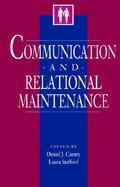 Communication and Relational Maintenance cover