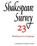Shakespearian Language (volume23) cover
