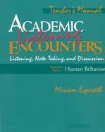 Academic Listening Encounters Listening, Notetaking and Discussion cover