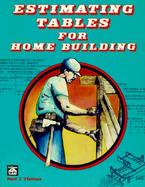 Estimating Tables for Home Building cover
