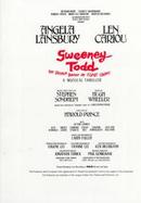 Sweeney Todd - Vocal Selections cover