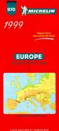 Michelin 99 Europe Tourism, Roads, Relief cover