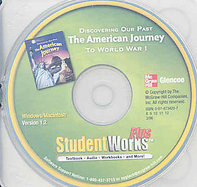 CA StudentWorks Plus! For Glencoe Discovering Our Past - the American Journey to World War I Grade 8 cover