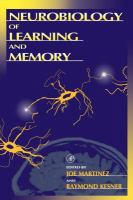 Neurobiology of Learning and Memory cover