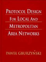 Protocol Design for Local and Metropolitan Area Networks cover