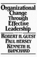 Organizational Change Through Effective Leadership cover