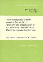 Taxonomy & Classification of the Subfamily Lamiinae: Tribes Parmenini Through Acanthoderini cover