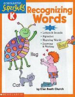 Recognizing Words cover