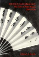 Politics and Sinology The Case of Naito Konan cover