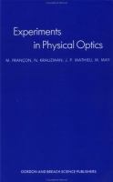 Experiments in Physical Optics cover