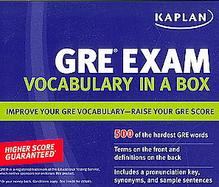 Kaplan Gre Exam Vocabulary in a Box cover