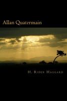Allan Quatermain cover