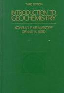 Introduction to Geochemistry cover