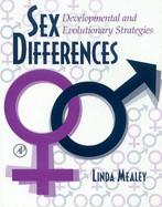 Sex Differences Development and Evolutionary Strategies cover