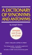 A Dictionary of Synonyms and Antonyms cover