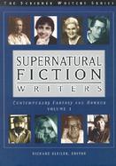 Supernatural Fiction Writers Contemporary Fantasy and Horror cover