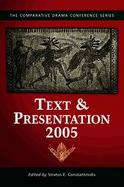 Text & Presentation, 2005 cover
