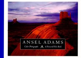 Ansel Adams-Color Photographs A Postcard Folio Book cover