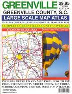 Rand McNally Greenville Large Scale Map Atlas Greenville County, S. C. Includes Greer, Mauldin, Simpsonville, Travelers Rest cover