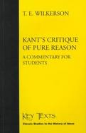 Kant's Critique of Pure Reason: A Commentary for Students cover