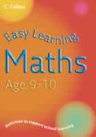 Maths Age 9-10 (Easy Learning) cover