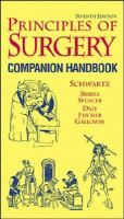 Principles of Surgery, Companion Handbook cover