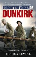 Forgotten Voices of Dunkirk cover