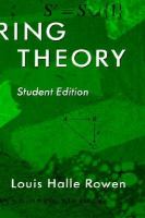 Ring Theory cover