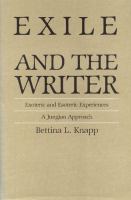 Exile and the Writer: Exoteric and Esoteric Experiences: A Jungian Approach cover