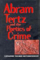 Abram Tertz and the Poetics of Crime cover