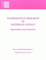 Mathematical Research in Materials Science Opportunities and Perspectives cover