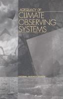 Adequacy of Climate Observing Systems cover