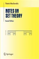 Notes on Set Theory cover