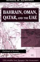 Bahrain, Oman, Qatar, and the Uae Challenges of Security cover