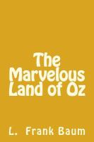 The Marvelous Land of Oz cover