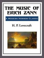 The Music of Erich Zann cover