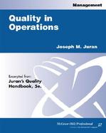 Quality in Operations cover