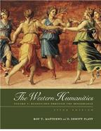 The Western Humanities (volume1) cover