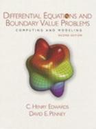 Differential Equations and Boundary Value Problems: Computing and Modeling cover