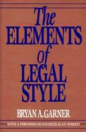 The Elements of Legal Style cover