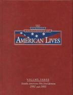The Scribner Encyclopedia of American Lives Individuals Who Died Between 1991-1993 (volume3) cover