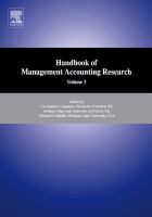 Handbooks of Management Accounting Research 3-Volume Set cover