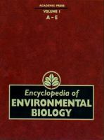 Encyclopedia of Environmental Biology cover