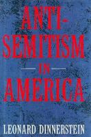 Anti-Semitism in America cover