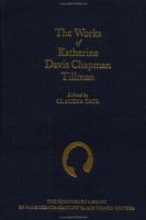 Works of Katherine Davis Chapman Tillman cover