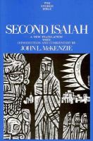 Anchor Bible: Second Isaiah cover