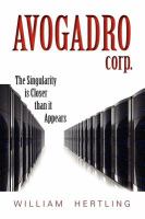 Avogadro Corp : The Singularity Is Closer Than It Appears cover